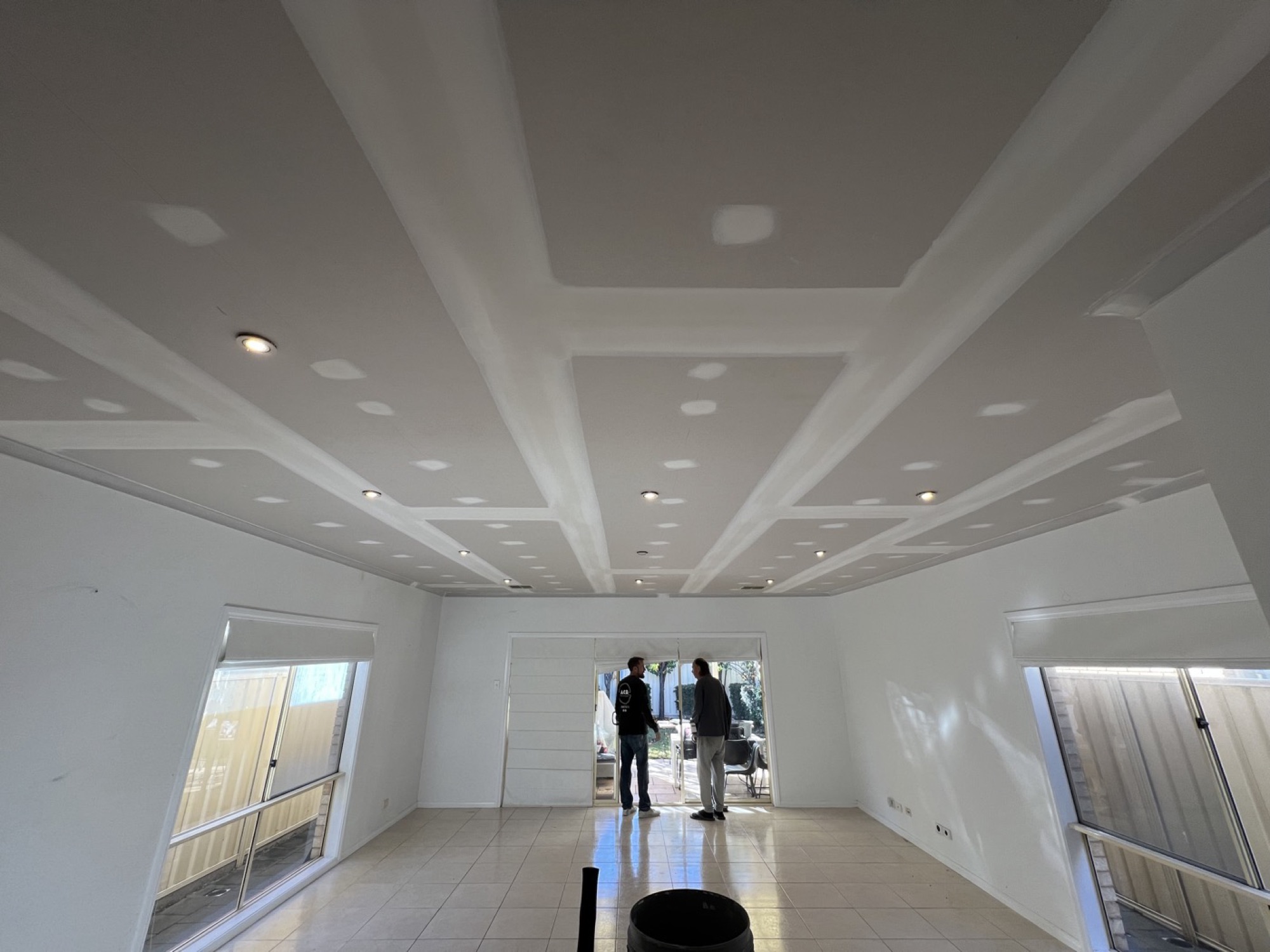 Plasterboard ceilings